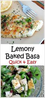Lemony Baked Basa Quick And Easy The Dinner Mom Fish Recipes Fish Recipes Healthy Fish Recipes Baked