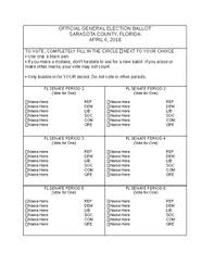Printable free editable voting ballot template. Civics Mock Election Ballot Template By Conquering Civics And History