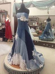 Pin By Isabelle Trousselet On Fashion Denim Wedding Dresses Denim Wedding Upcycle Clothes