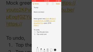 The undo button will appear at the top of your screen, giving you one full minute to reverse your most recent change. How To Undo In Notes App Of Ios Iphone Youtube