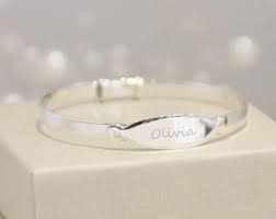 Silver Baby Bracelet Etsy