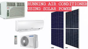 Going further, i'm able to generate now (i have 4 * 250 watts solar panels) 1kw, but i generate it 7 days per week, and i use the air conditioners, maybe 2 times/week. How To Run Air Conditioner Using Solar Power Youtube