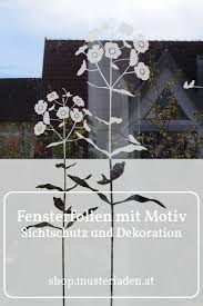 Dekorativer Sichtschutz Mit Blumen Fenster Klebefolie Floral Fenster Klebefolie Fensterfolie Fenster
