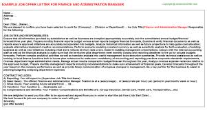 The finance and administration manager plays a leadership role in dyf's operations and administrative functions. Finance And Administration Manager Career Templates Examples