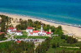 Whitefish point beautiful sunrise light house coast guard places ive been michigan around the worlds lights explore. Whitefish Point Lighthouse In Paradise Mi United States Lighthouse Reviews Phone Number Marinas Com