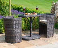 I know that sounds weird, but due to the cube concept this rattan bistro set is fantastic for small areas and when it is not in use, it stores away into a compact cube'esk design. Rattan Bistro Sets 2 Seater Rattan Bistro Sets Balcony Bistro Sets
