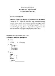 57%57% found this document useful, mark this document as useful. Top Pdf Contoh Borang Soal Selidik Persepsi 123dok Com