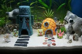 Spongebob Fish Tank Want To Do This With Ours Fish Tank Decorations Spongebob Fish Tank Fish Tank