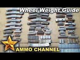 different types of wheel weights lead bullet casting youtube