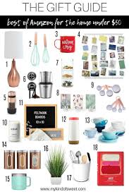 The Holiday Gift Guide Best Of Amazon Under 50 For Her Home My Kind Of Sweet Christmas Gift Ideas Best Housewarming Gifts Holiday Gift Guide Gift Guide