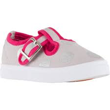Oomphies Infant Toddler Girls Olivia Canvas T Strap Sneakers