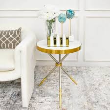 Cristian Marble Side Table Finn