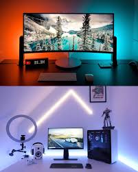 On the diy mode button areas, press the up and down arrows to increase or decrease the intensity of the red, green, and blue base colors and show richer colors. 15 Desk Backlight Led Light Strip Ideas Gridfiti