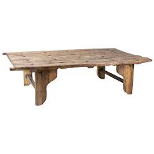 Gently used, vintage, and antique art deco coffee tables. 1930s Chinese Washed Wooden Door Turned Into A Coffee Table For Sale At 1stdibs