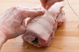 Cook the pork over gentle heat until deep brown on the outside. How To Butterfly And Tie A Pork Loin Roast
