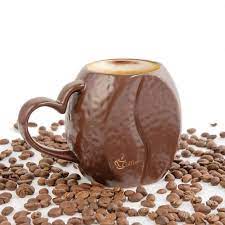 Amazon Com Yueshico Ceramic Coffee Bean Mug Funny Coffee Bean Shape 3d Porcelain Coffee Cup Best Christmas Bir Funny Coffee Gifts Coffee Gifts Coffee Humor