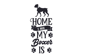 Download 11,255 dog free vectors. Home Is Where My Boxer Is Svg Cut Files 1976 Best Crafts Svg Images In 2019 Silhouette Projects Cricut