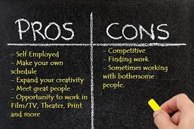 PROS AND CONS FREELANCER के लिए इमेज परिणाम