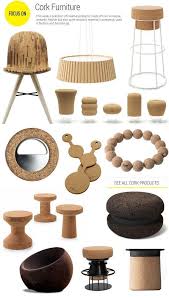 Cork Furniture Sustainable Interior Design Non Toxic Interior Design Natural Materials Cork Interior Eco Furniture Cork Furniture