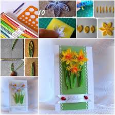What makes them more special is the time you exert to create a one of a kind greeting. Diy Beautiful Quilling Daffodils Greeting Card