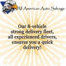 All american auto salvage has been family owned and operated since 1983. All American Auto Salvage Facebook