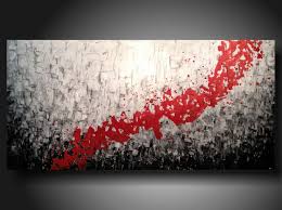 Beautiful Black And Red Paintings Abstract Art With Meaning Art Original Abstract Painting Modern Black White Red Landscape Abstract Painting Abstract Modern Abstract Painting