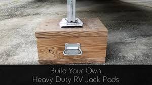 Rv stabilizers are made to stabilize an rv. Heavy Duty Rv Jack Pads Youtube