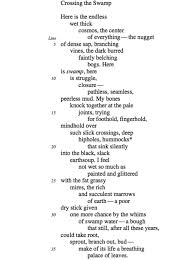 Crossing The Swamp By Mary Oliver Mary Oliver Cool Words Swamp
