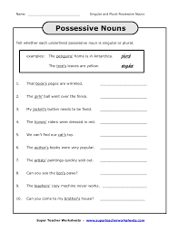 Both singular and plural nouns can be possessive. Singular And Plural Possessive Nouns