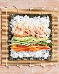 Baked Salmon Sushi Recipe Recipe Sushi At Home Sushi Recipes Salmon Sushi