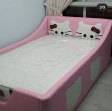 You understand that consent is not required to make a purchase. Hello Kitty Kids Bed With Mattress Babies Kids Baby Nursery Kids Furniture Childrens Beds On Carousell