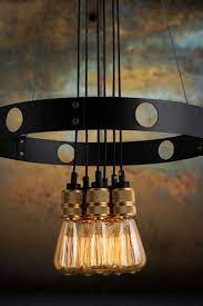 A Unique Collection Of Fun Urban Style Industrial Lighting Examples For The Do It Your Industrial Light Fixtures Industrial Lighting Design Industrial Lighting