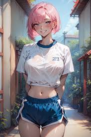 Girl, In A School, Background Of A School AI Porn