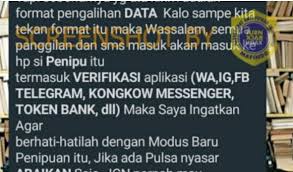 Semua informasi diatas saya ambil dari sumber. Cek Fakta Penjelasan Modus Penipuan Salah Kirim Pulsa Merdeka Com