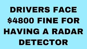 So if your radar detector goers off, it is because the officer has already determined you are likely speeding and has hit your car specifically to get a regardless, having a radar detector is a rather pointless thing anyways. Petition Allow Western Australians To Continue Using Radar Detectors In Their Vehicle Change Org