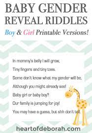 Gender announcement using spray paint and puzzle pieces! Adorable Baby Gender Reveal Riddle Use For Gender Reveal Announcement