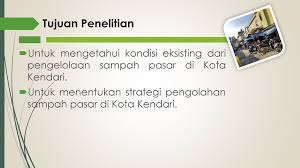 Analisis Strategi Pengelolaan Sampah Pasar Di Kota Kendari Ppt Download