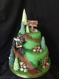 Mountain Bikers Cake Our Sister Company Sticky Face Cakes Created Check Them Out On Facebook And Instagram Bicycle Cake Bike Cakes Mountain Bike Cake