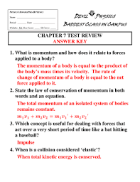 On this page you can read or download the physical setting answer key topic 3 earth science in pdf format. Fillable Online Chapter 7 Test Review Answer Key Sphs Devil Physics Fax Email Print Pdffiller