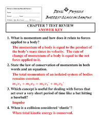 Everybody knows that reading prentice hall brief review physics answer key is useful, because we can easily get too much info online from your reading materials. Fillable Online Chapter 7 Test Review Answer Key Sphs Devil Physics Fax Email Print Pdffiller