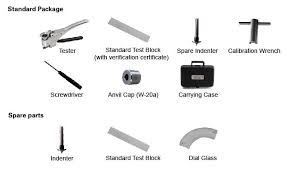 W 20 Portable Webster Hardness Tester For Aluminum And