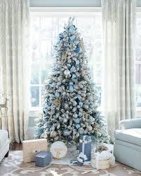 Sapin De Noel Bleu Decoration De Noel Bleue Deco Noel Deco Noel Sapin