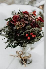 The venue, along with the dress determine the style of the floral. Christmas Wedding Bouquet Ideas Arabia Weddings