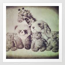 5 out of 5 stars. Cute Stuffed Animal Drawing Art Print By Isayabrookeart Society6