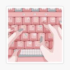 Laptop stickers anime stickers printable. Pink Keyboard Gifts Merchandise Redbubble