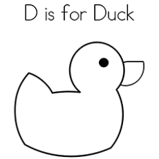 Little cute duck swims on the pond and smiles. Top 20 Free Printable Duck Coloring Pages Online