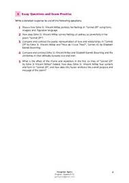 Sonnet 29 Pity Me Not Edna St Vincent Millay Igcse Worksheet Answers English Literature Essay Questions Literature