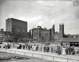 Very Early Public Square Cleveland Ohio Ohio Ohio History