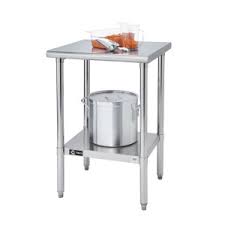 Often used in laboratories, these tables stand up to repeated washdowns and resist damage from grease and chemicals. Prep Tables