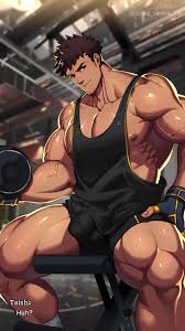 Animation: Chin training sex with a macho guy who trains at the gym! - Saka  - MyReadingManga